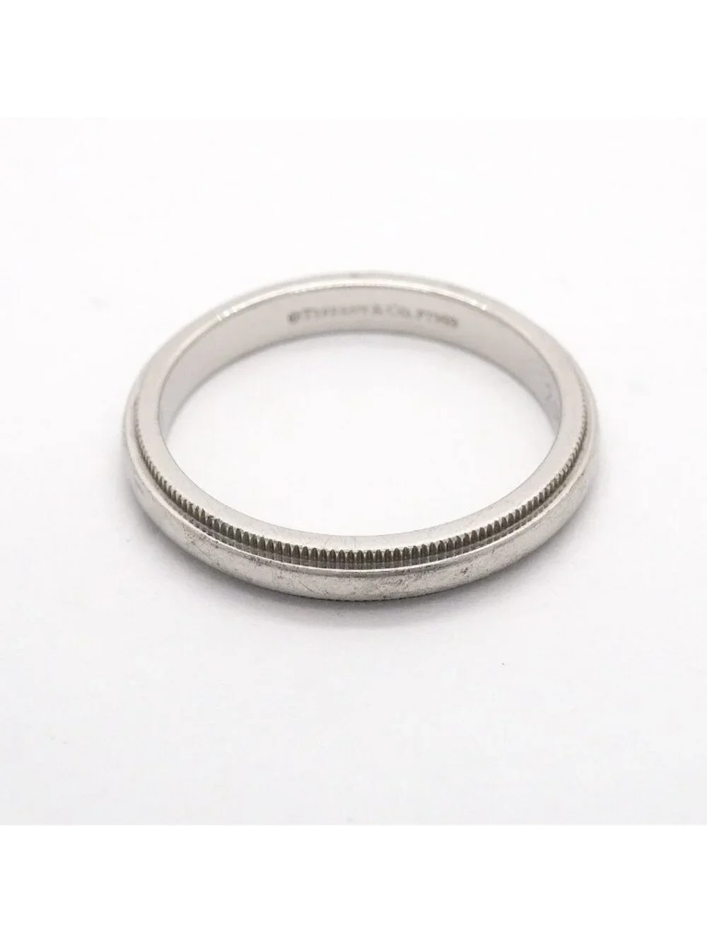Tiffany & Co Ring Mil Gray Platinum